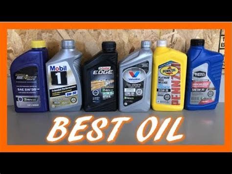 What Is The Very Best Synthetic Motor Oil | Webmotor.org