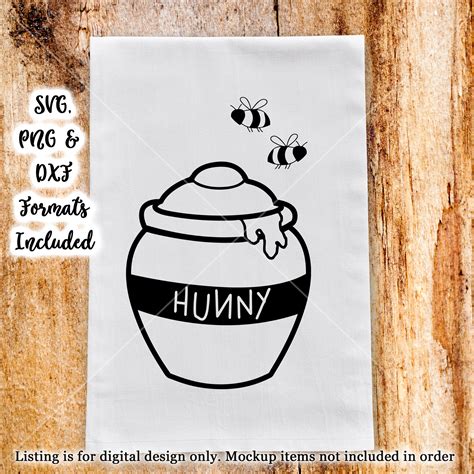 Winnie the Pooh Svg Hunny Pot SVG Honey Pot Svg | Etsy UK