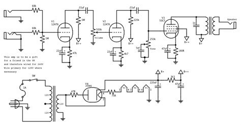 Guitar Tube Amplifier Schematics