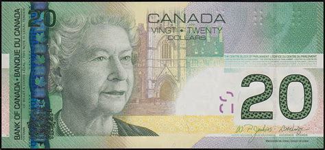 Canadian 20 Dollar Bill 2004 Queen Elizabeth II|World Banknotes & Coins Pictures | Old Money ...