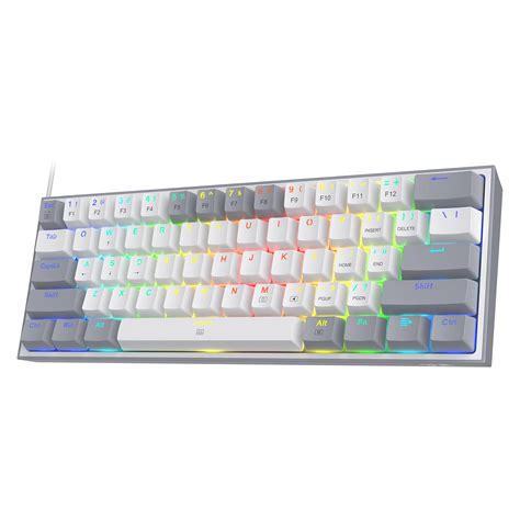 Buy Redragon K617 Fizz 60% Wired RGB Gaming Keyboard, 61 Keys Compact Mechanical Keyboard w ...