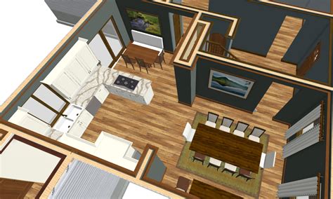 Interior Design 3D Rendering