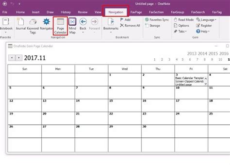 How To Create Calendar In Onenote