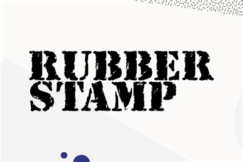 Rubber Stamp Font - iFonts.xyz