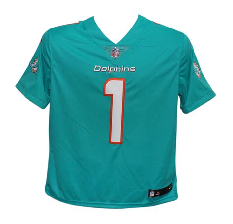 Tua Tagovailoa Signed Miami Dolphins Teal Nike Limited XL Jersey FAN – Denver Autographs