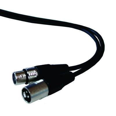 Music Lead XLR Plug / XLR Female 1.50m - BST Distribution