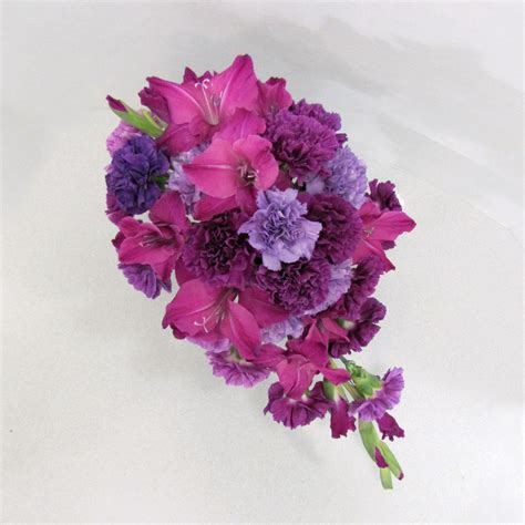 Purple Wedding Flower Bouquets - Easy Free Fresh Flower Tutorials