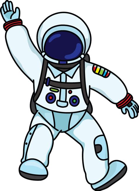 Here We Have A Step By Step Drawing Tutorial Of An - Astronaut Drawing Cartoon Png,png download ...