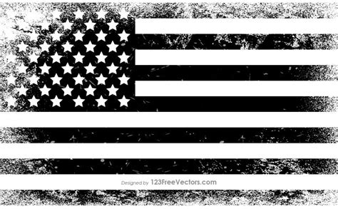 Black and White Distressed American Flag | Black and white flag, Black american flag, American ...