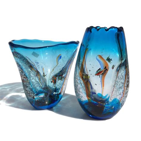 Murano Glass Aquarium Vases | Trademark of Origin