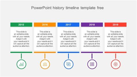 Free - Creative PowerPoint History Timeline Template Free | History timeline template, History ...