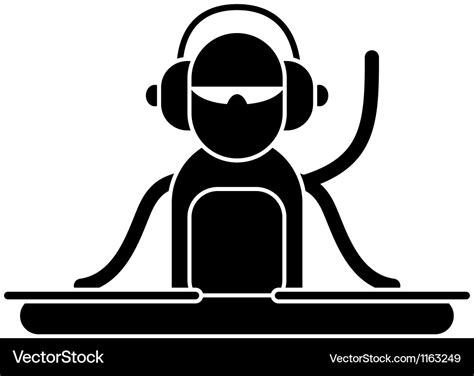 DJ Logo Royalty Free Vector Image - VectorStock