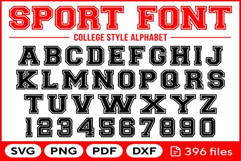 University Font Svg Png Pdf Dxf, an Object Graphic by Custom Fonts & Patterns