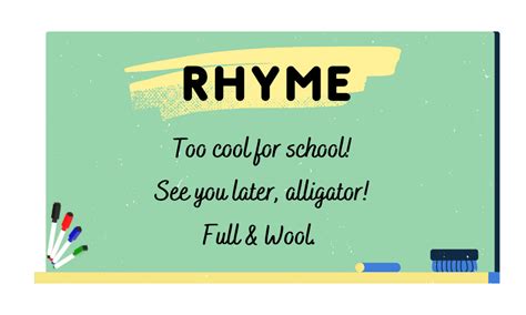 Examples Of Rhyme In English - Types of Rhyme - Grammar