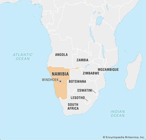 Namibia | History, Map, Flag, Population, Capital, & Facts | Britannica