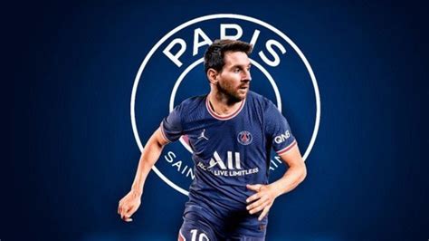 Lionel Messi In Blue PSG Logo Background Wearing Blue Sports Dress HD Messi Wallpapers | HD ...