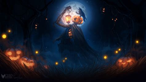 Halloween Art Wallpapers - Top Free Halloween Art Backgrounds - WallpaperAccess