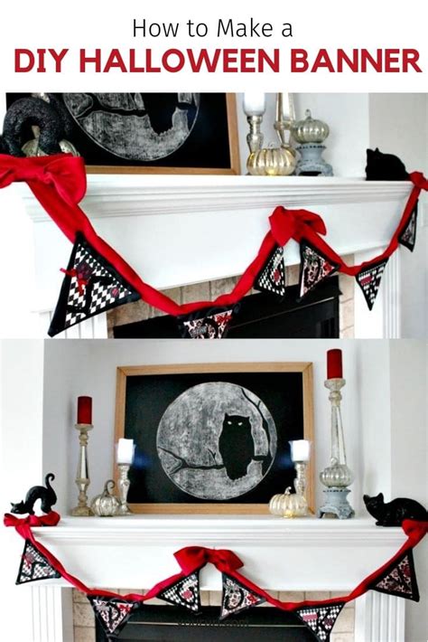 DIY Halloween Banner - Pretty DIY Home