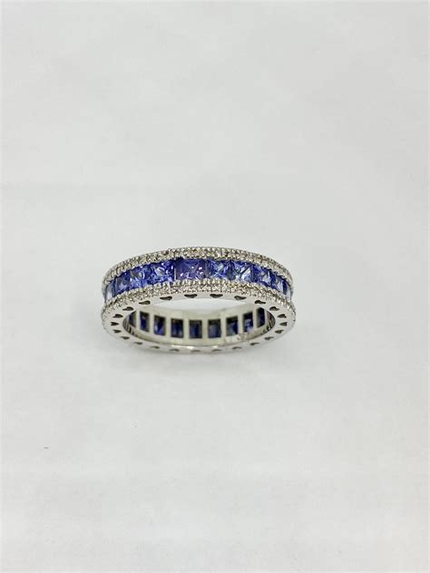 Sapphire & Diamond eternity ring - By Design Jewellers Killarney Mall