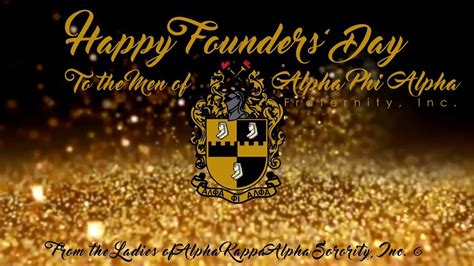 Alpha Phi Alpha Founders' Day greeting | Happy Founders' Day to the men of Alpha Phi Alpha ...