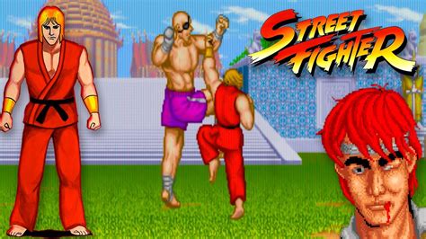 Street Fighter 1987 - Ken Arcade Longplay - No Cheats - YouTube