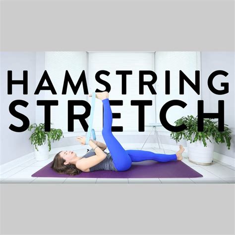 10 minute yoga hamstring stretch with strap - Best Moderate Workout by Tanya P. - Skimble