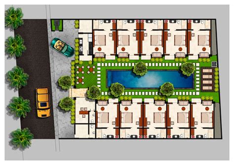 Small Hotel Floor Plan - floorplans.click