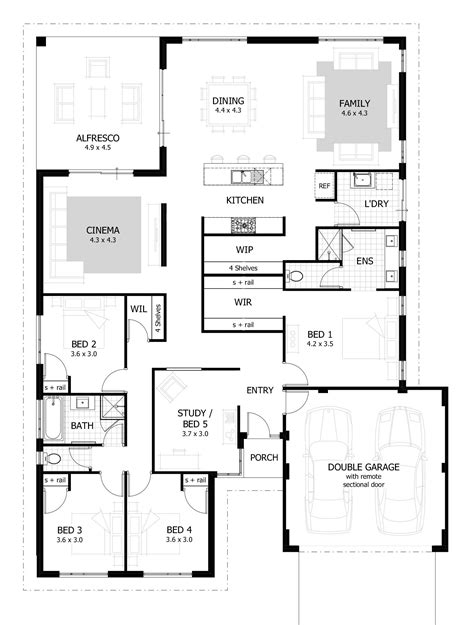 Free 4 Bedroom House Plans And Designs