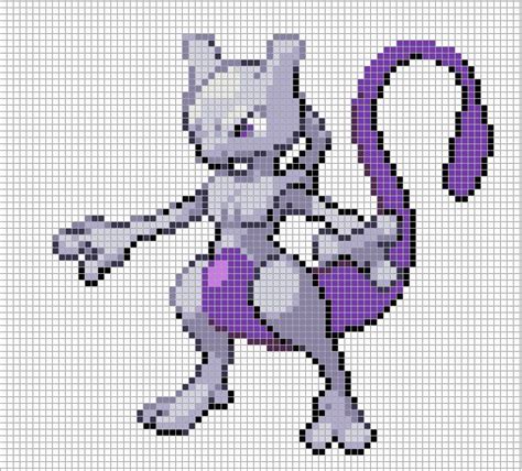 150.mewtwo by Electryonemoongoddes.deviantart.com on @DeviantArt | Pixel art pokemon, Dessin ...