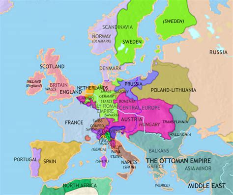 Map Of Europe In 1750 - First Day Of Spring 2024 Countdown