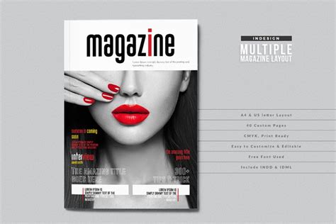 InDesign Multiple Magazine Layout