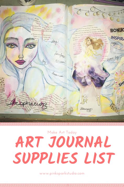 Art Journal Supplies List for art journaling | Art journaling supplies, Art journal, Travel art ...