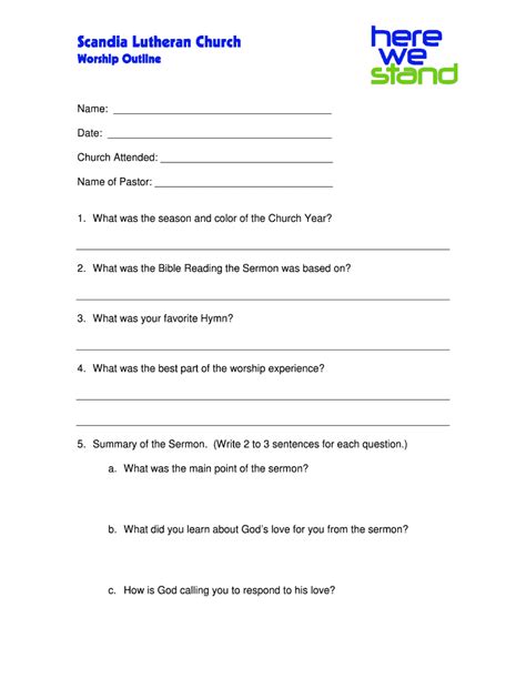 Blank Sermon Outline Template Pdf - Fill and Sign Printable Template Online | US Legal Forms