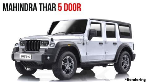 5-Door Mahindra Thar Road Testing To Begin Soon In India - Report