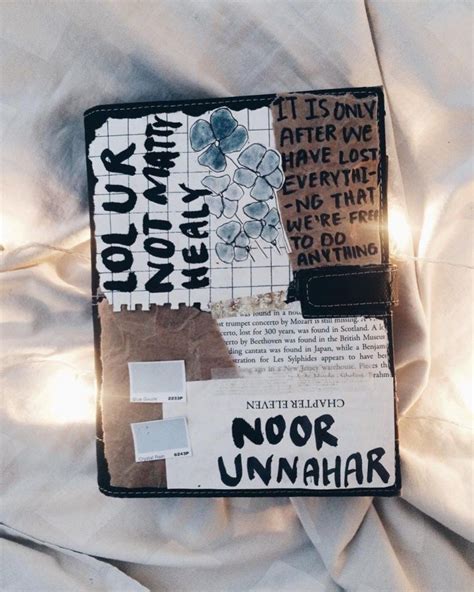 Scrapbook Aesthetic Cover Pin Noor Unnahar On Journals Pinterest Journal Art And Art | Book ...