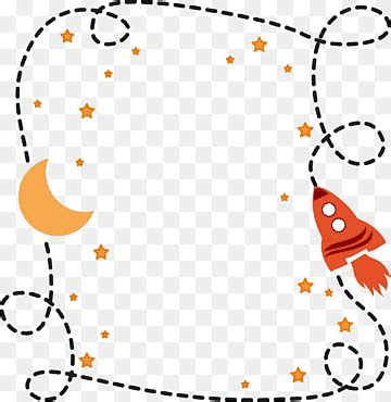 Moon Border Clipart