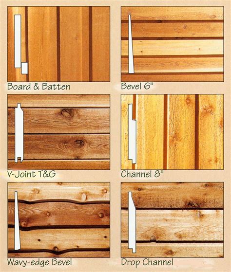 Wood Siding Types