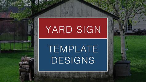 Yard Sign Template Designs for your Political Campaign • CallHub