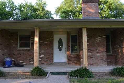 DIY Front Porch Columns - Beneath My Heart | House with porch, Porch columns, Front porch columns