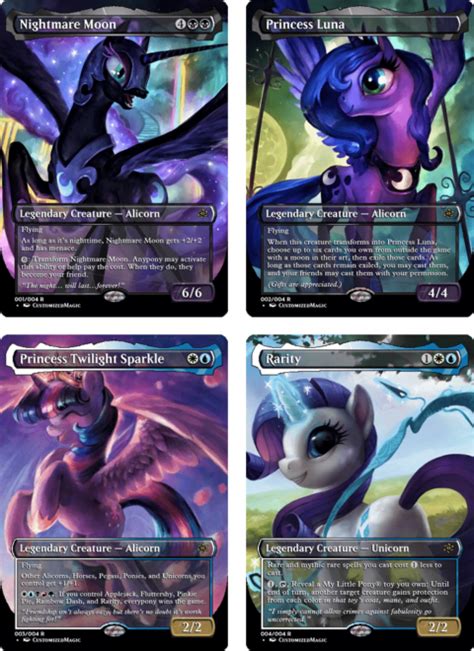 Ponies - The Galloping | Magic The Gathering Proxy Cards