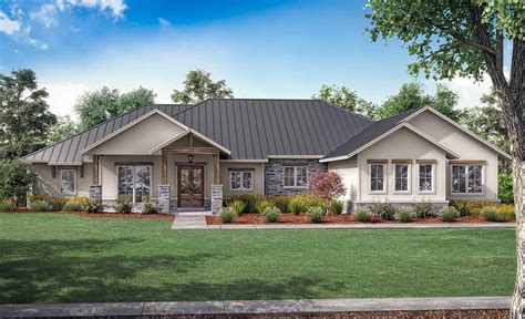 Modern-farmhouse House Plan - 3 Bedrooms, 3 Bath, 2974 Sq Ft Plan 50-427