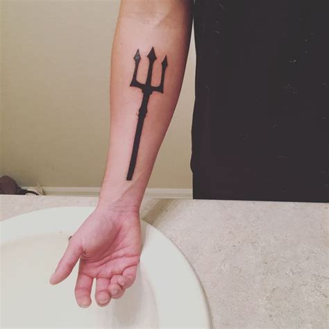 Neptune Trident Tattoo