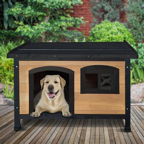 i.Pet Medium Wooden Pet Kennel