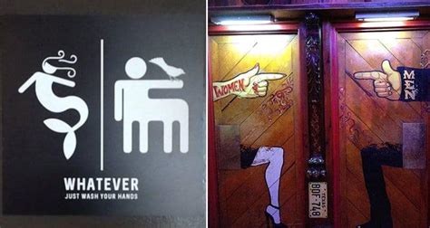 28 Of The Most Creative Bathroom Signs Ever