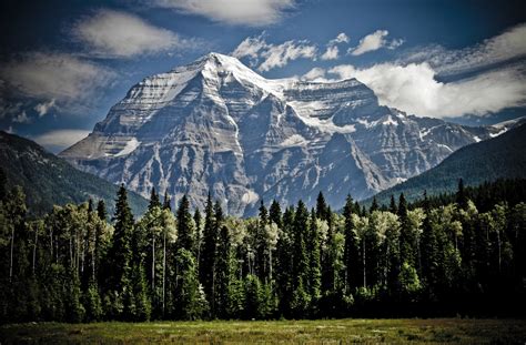 Landscape with mountains with trees in British Columbia, Canada image - Free stock photo ...