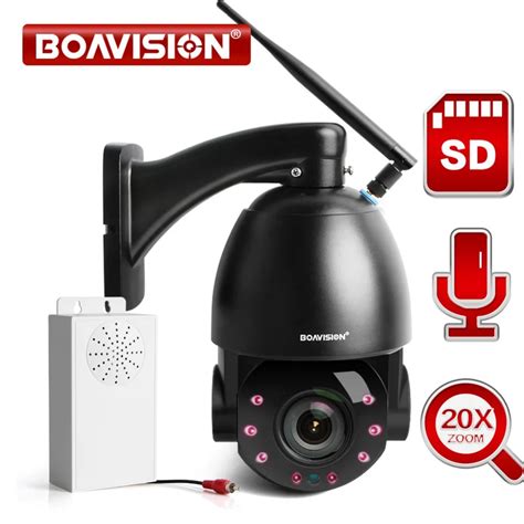 1080P Wireless PTZ Dome IP Camera WIFI Outdoor 20X Optical Zoom CCTV Security Video Camera Audio ...