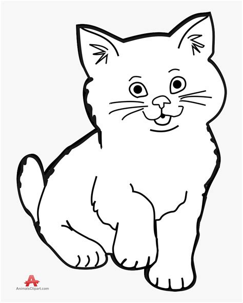 Black Cat White Kitten Clipart Collection Transparent