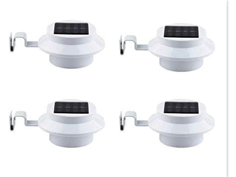 4 Pack Outdoor Solar Gutter LED Lights | StackSocial