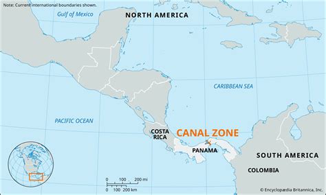 Map Of Panama Canal Area - Carina Vivienne