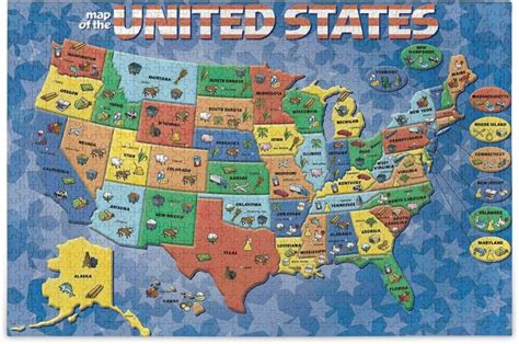 200 Piece Map Of United States - Map